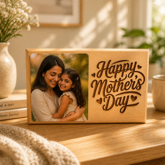 Personalized Engraved Photo Plaque for Mother’s Day