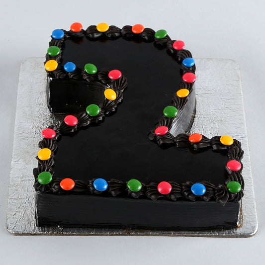 2 Number Truffle Cake
