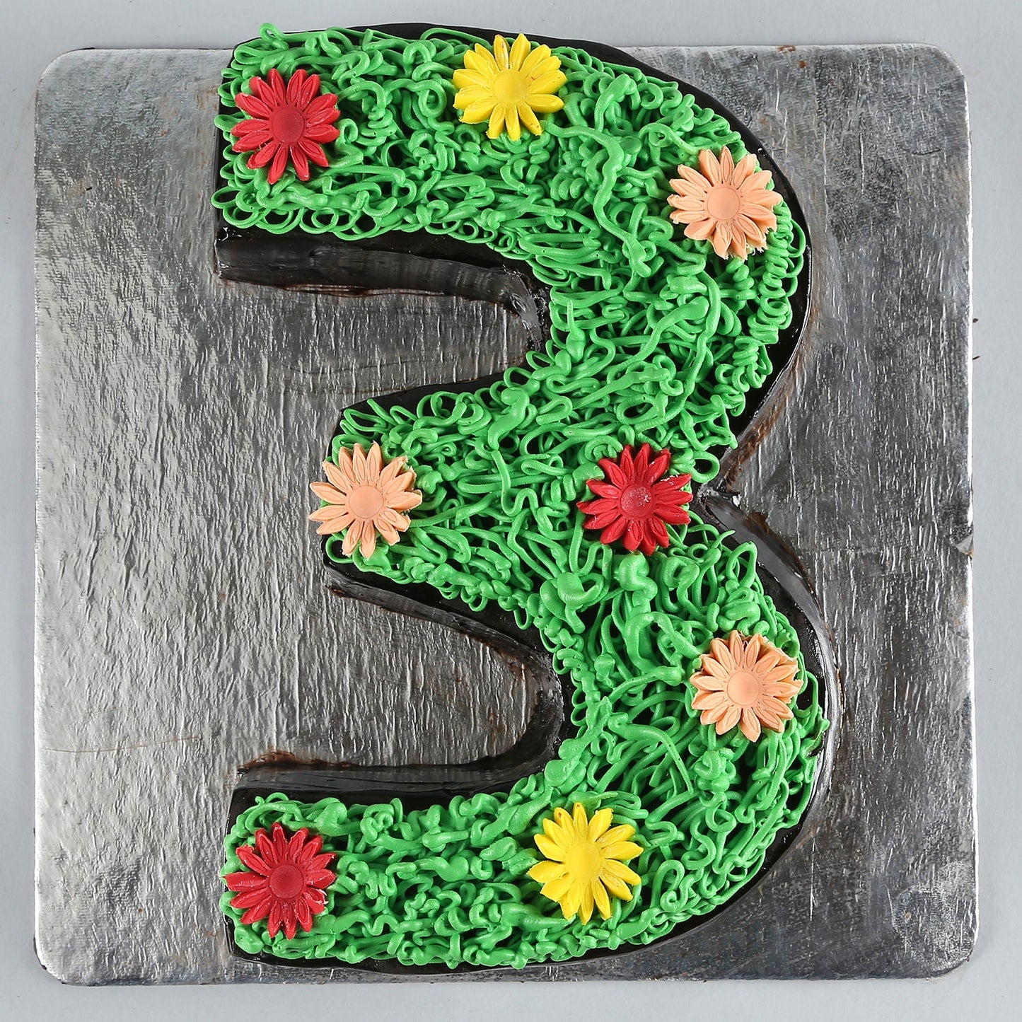 3 Number Truffle Cake