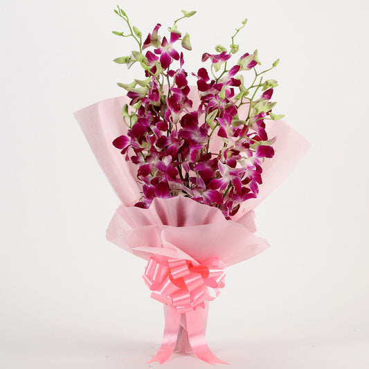 Beautiful Purple Orchids Bouquet