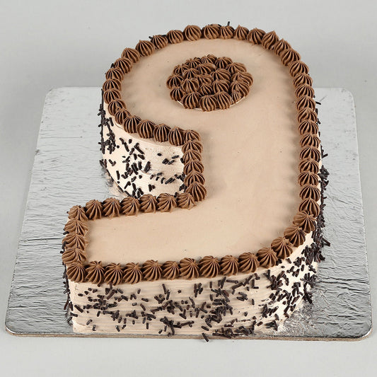 9 Number Chocolate Cake