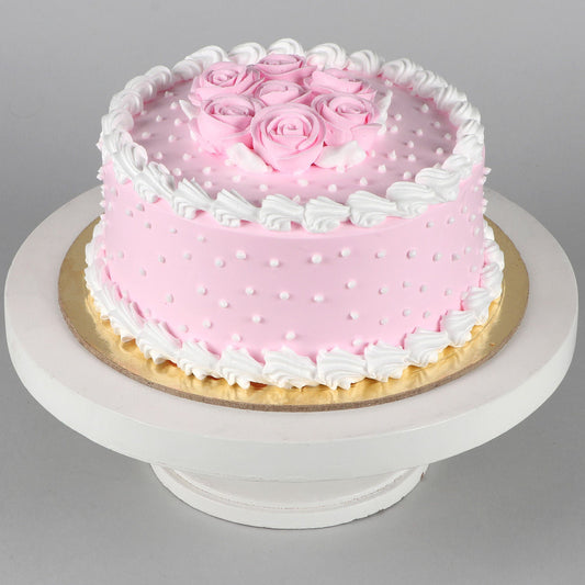 Beauty In Pink Chocolate Cake