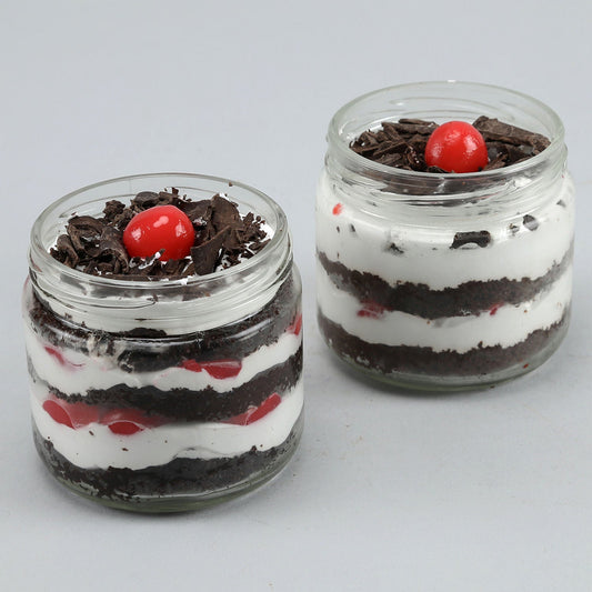 Black Forest Cream Cake Jar