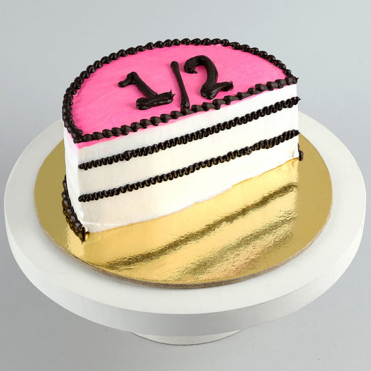 Black Forest Cream Half Cake