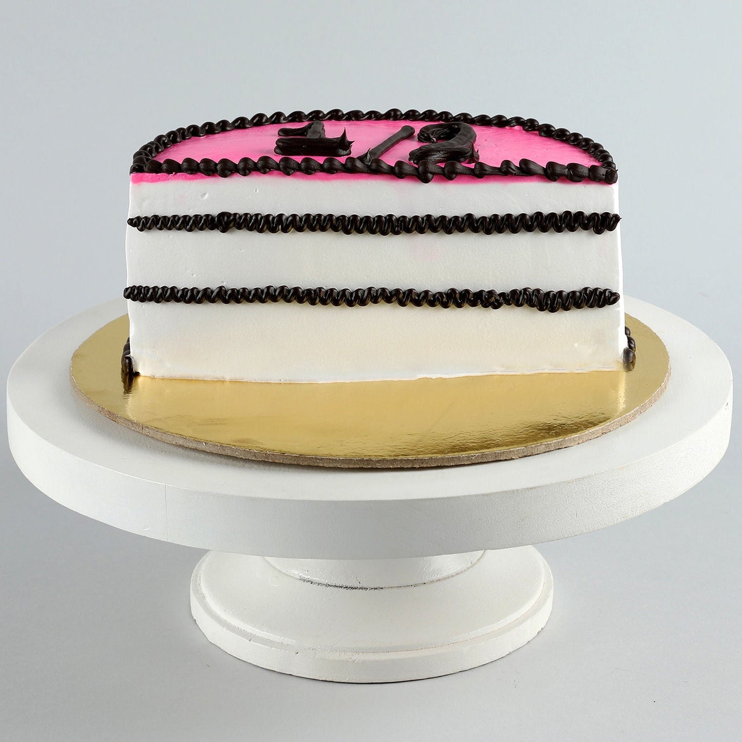 Black Forest Cream Half Cake