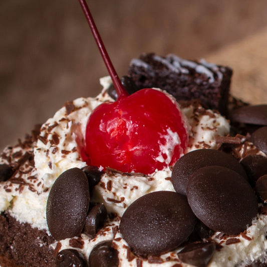 Black Forest Pastry With Cherry