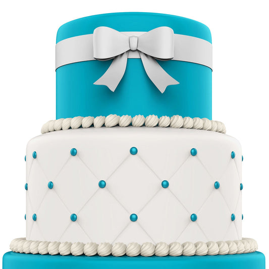 Blue Truffle Fondant Cake