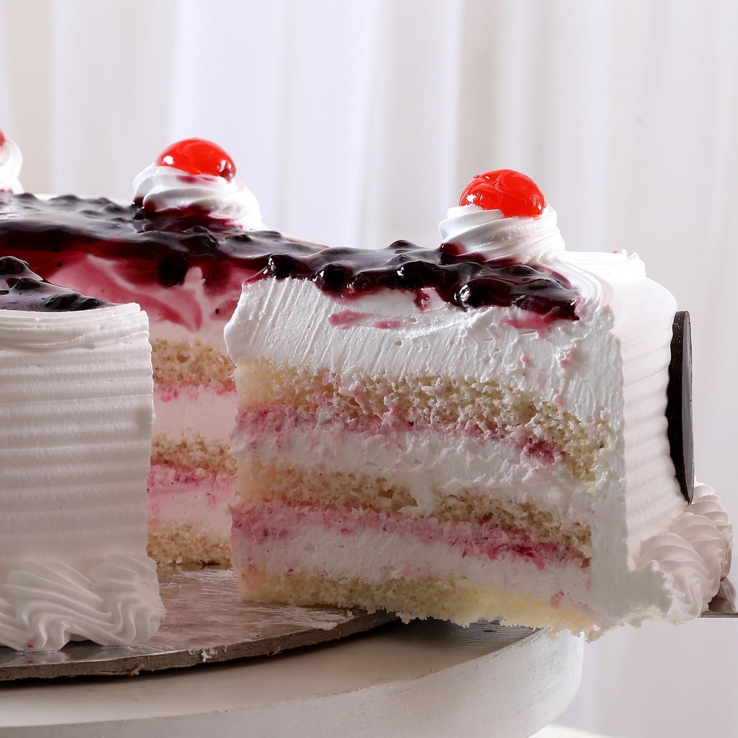 Blueberry Cream Cake