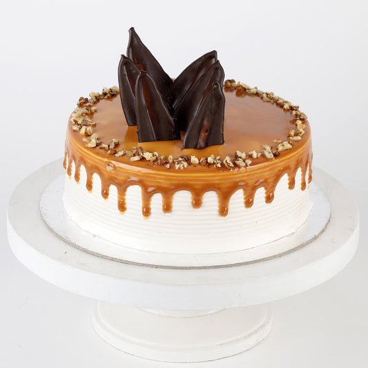 Caramel Walnut Cake