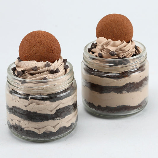 Choco Chip Dark Fantasy Cream Cake Jar