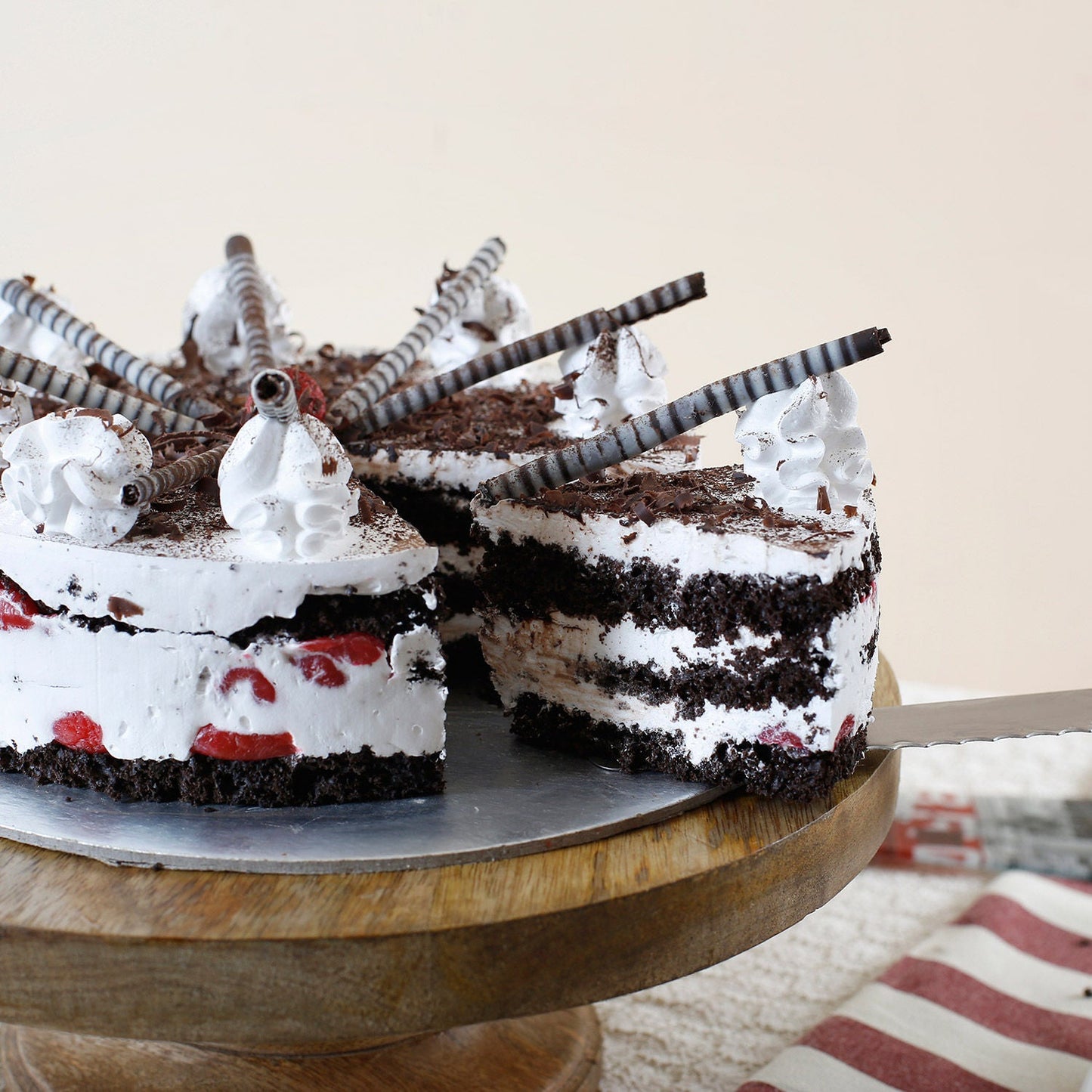 Choco Cigar Black Forest Cake