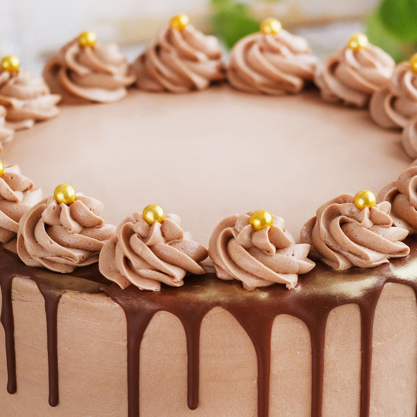 Chocolate Fudge Drizzled Cake
