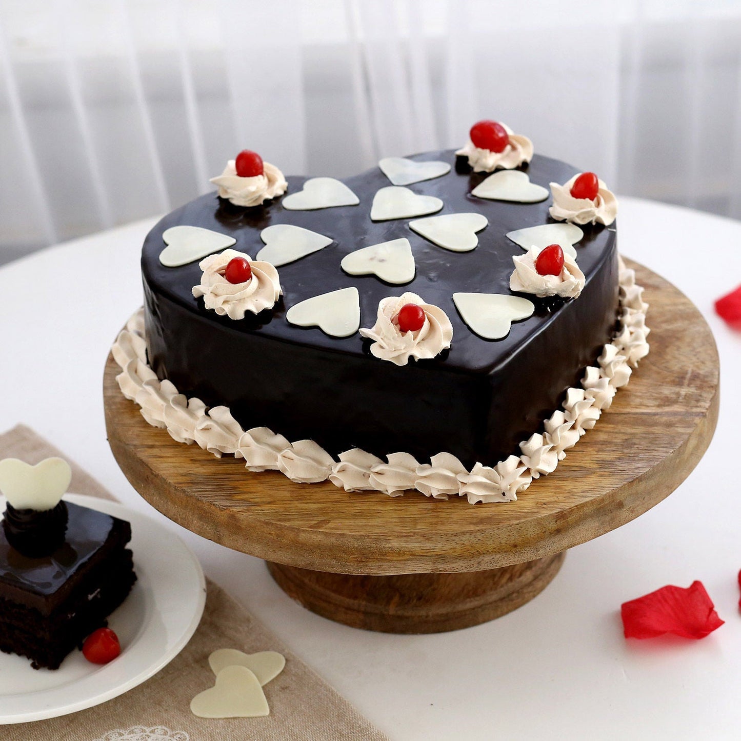 Chocolatey Hearts Cake