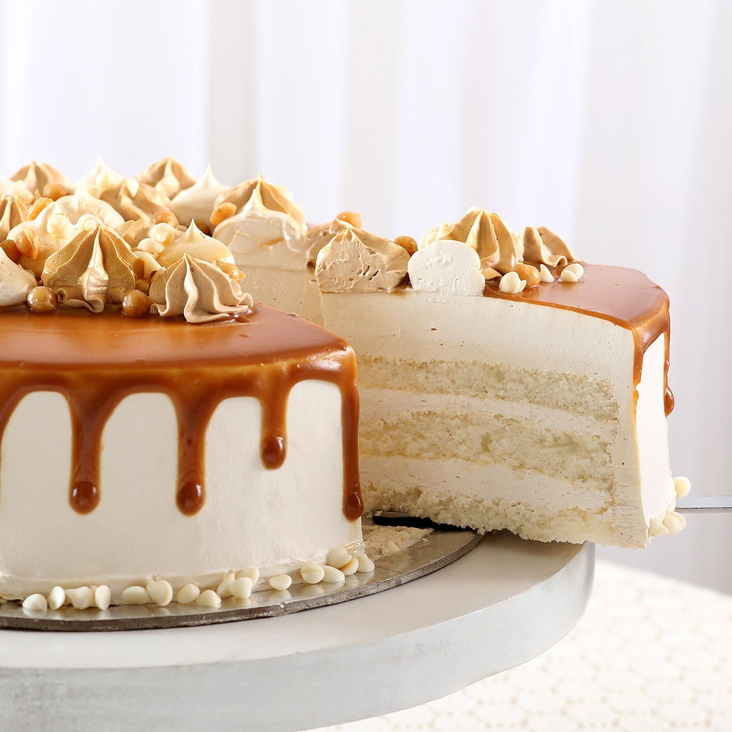 Cream Drop Caramel Cake