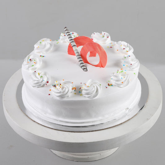 Cream Drop Vanilla Cake