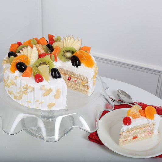 Creamy Vanilla Fruit Cake