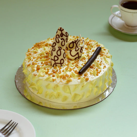 Crunchy Butterscotch Cake