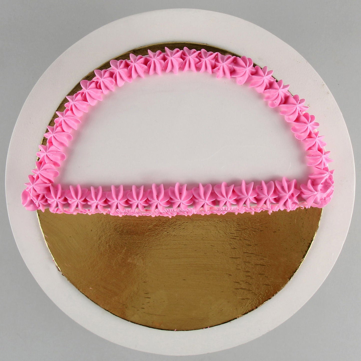 Cute Hearts Half Cake