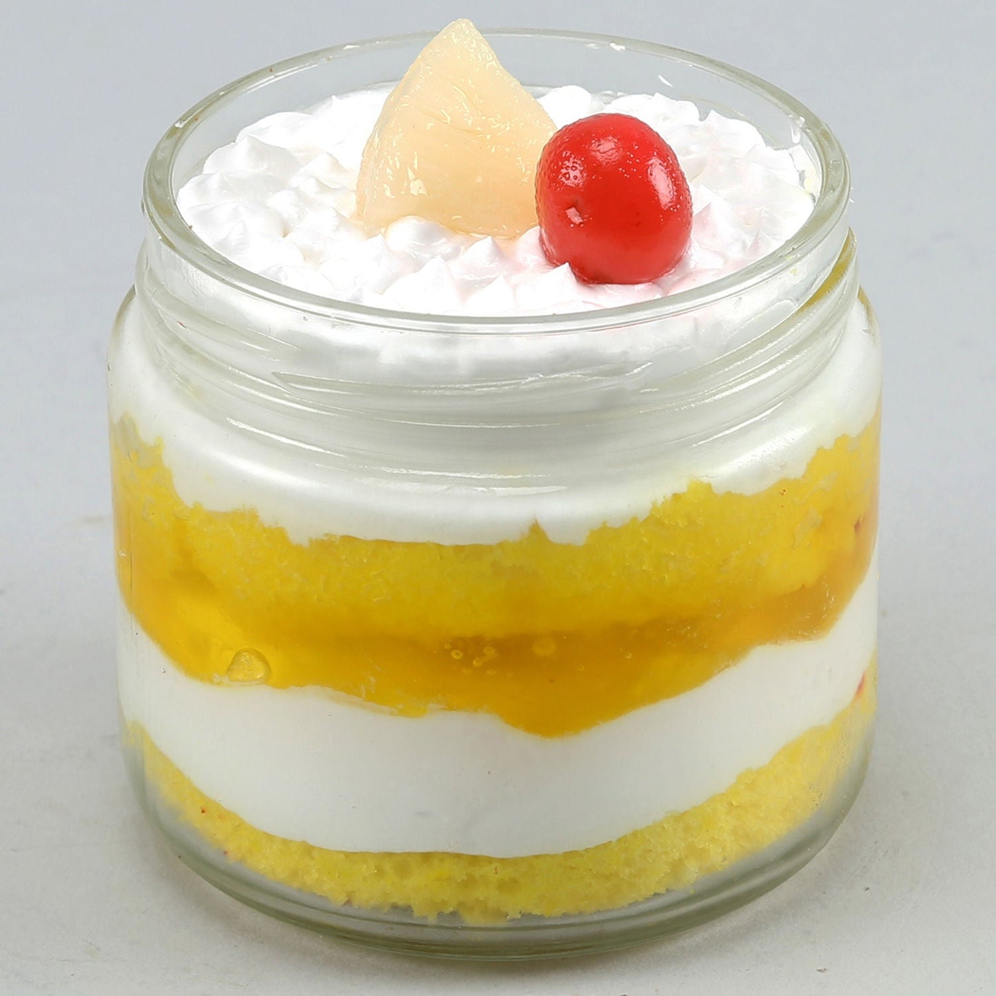 Cute Pineapple Cream Cake Jar