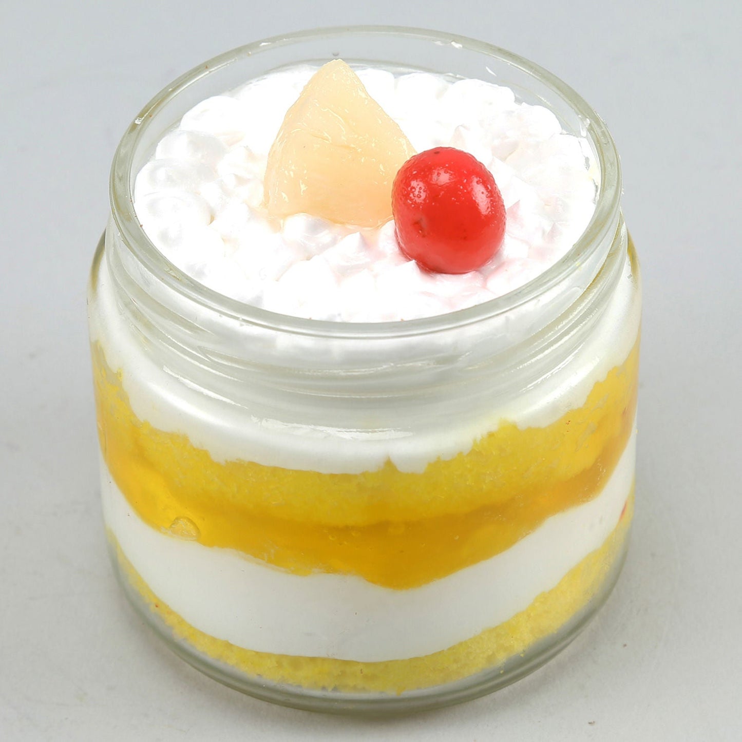 Cute Pineapple Cream Cake Jar