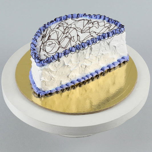 Cute Scribbles Half Cake