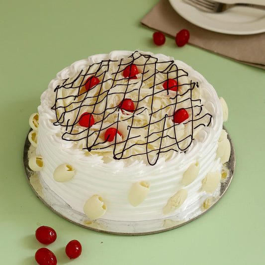 Decadent White Forest Cake