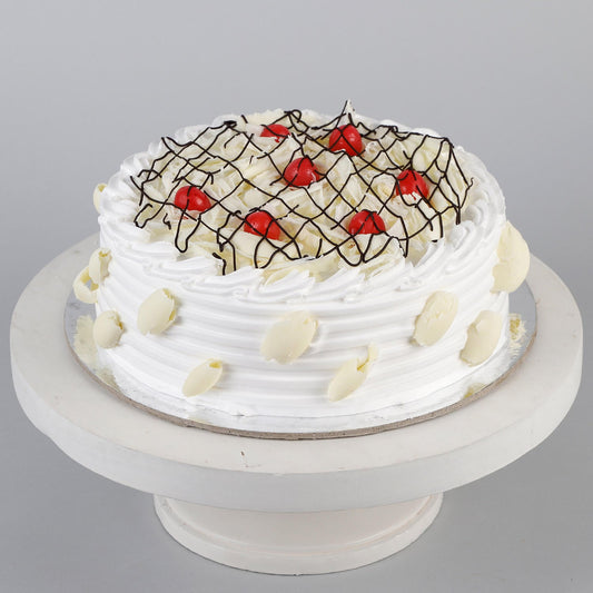 Decadent White Forest Cake