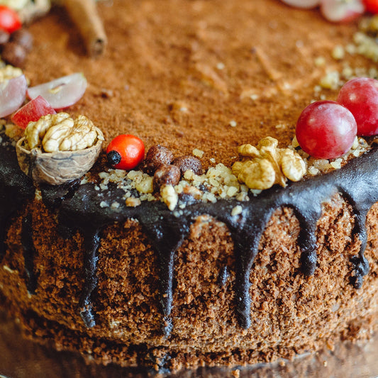 Designer Choco Walnut Cream Cake