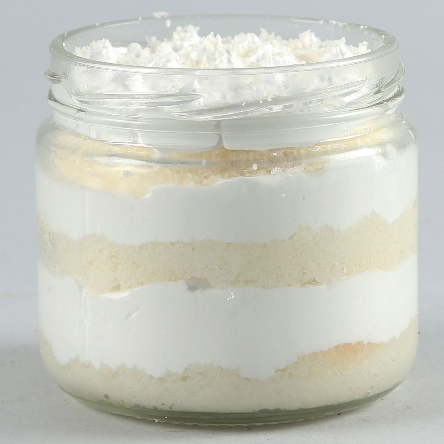 Elegant Vanilla Cream Cake Jar