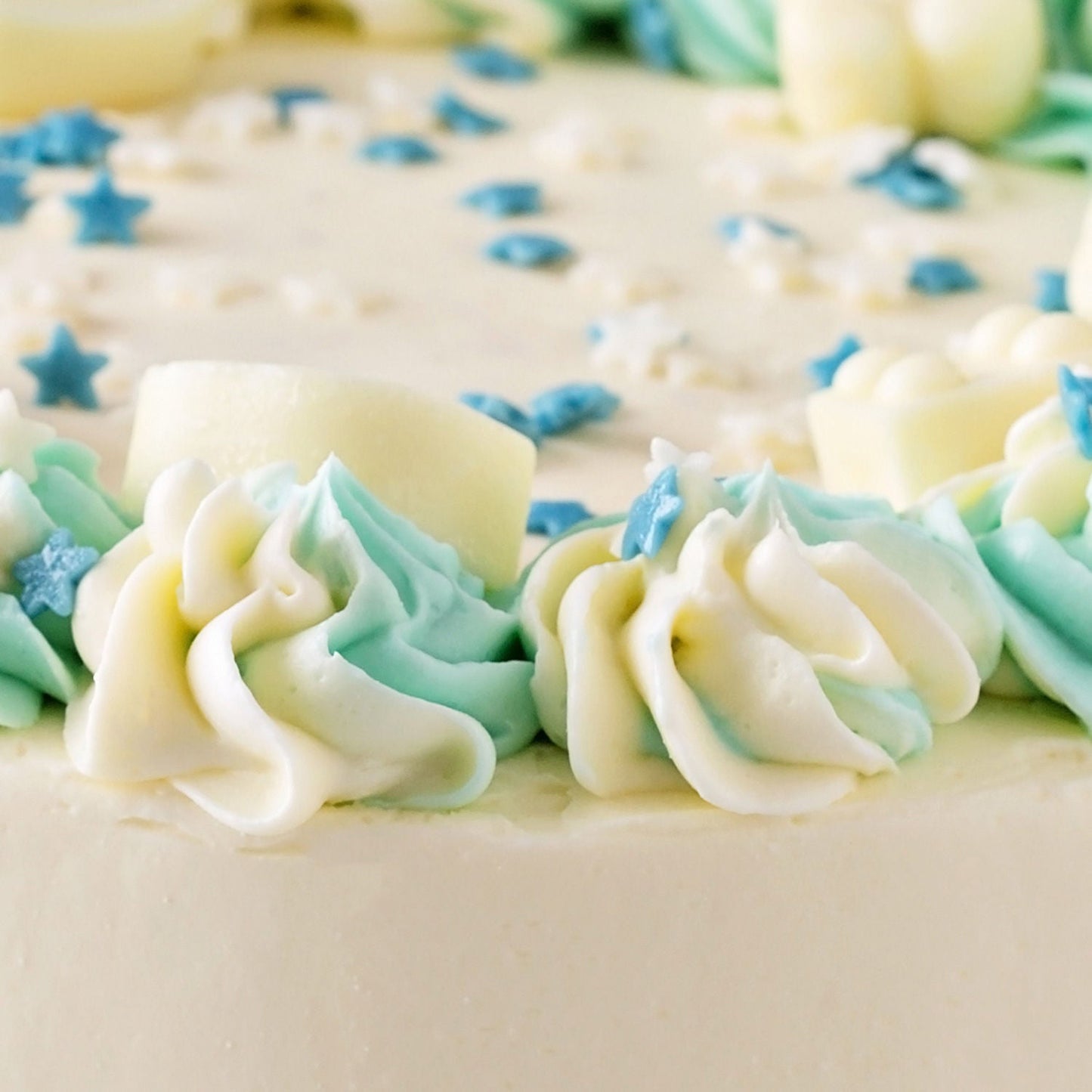 Floral Vanilla Cream Cake