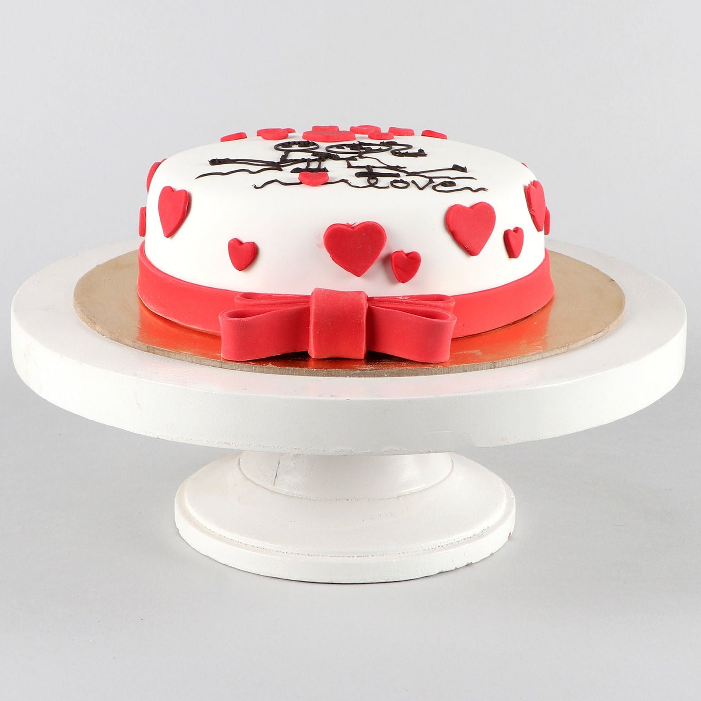 Forever In Love Fondant Cake