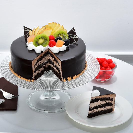 Fruit Chocolate Cake