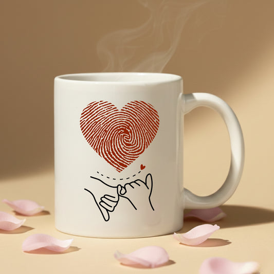 Matching Romantic Couple Mugs Set