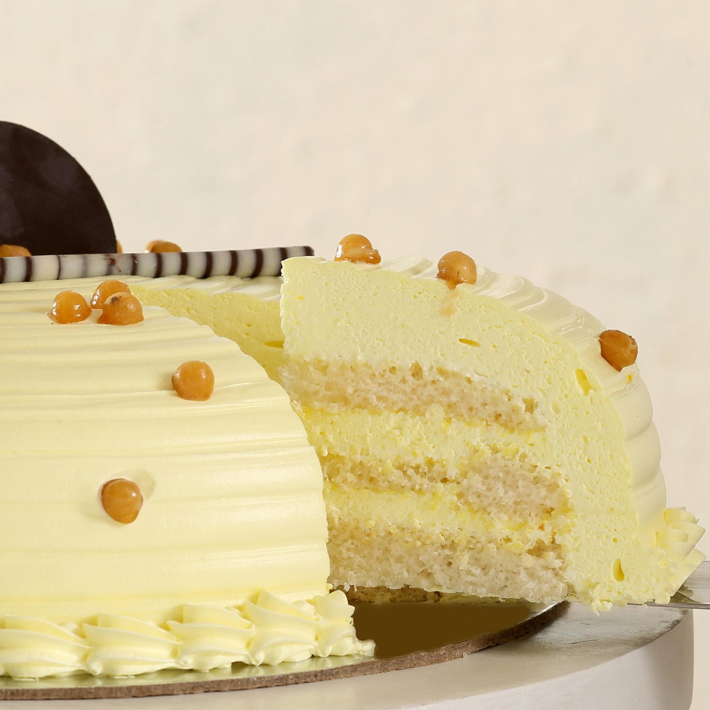 Heavenly Butterscotch Cream Cake
