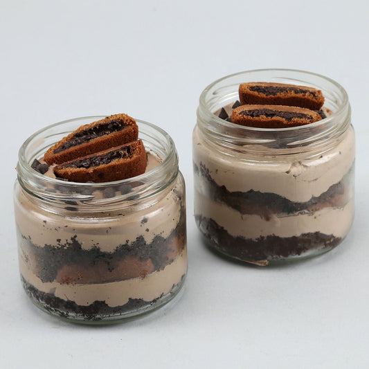 Lovely Choco Dark Fantasy Cream Cake Jar