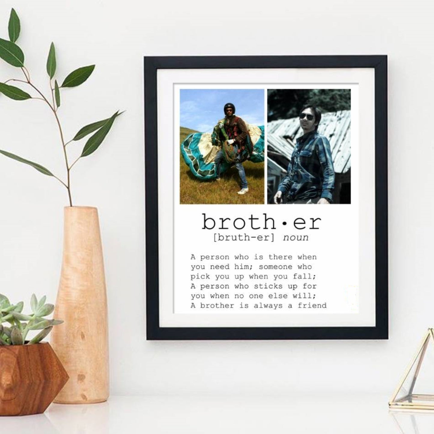 Personalised Bhai Memories Frame
