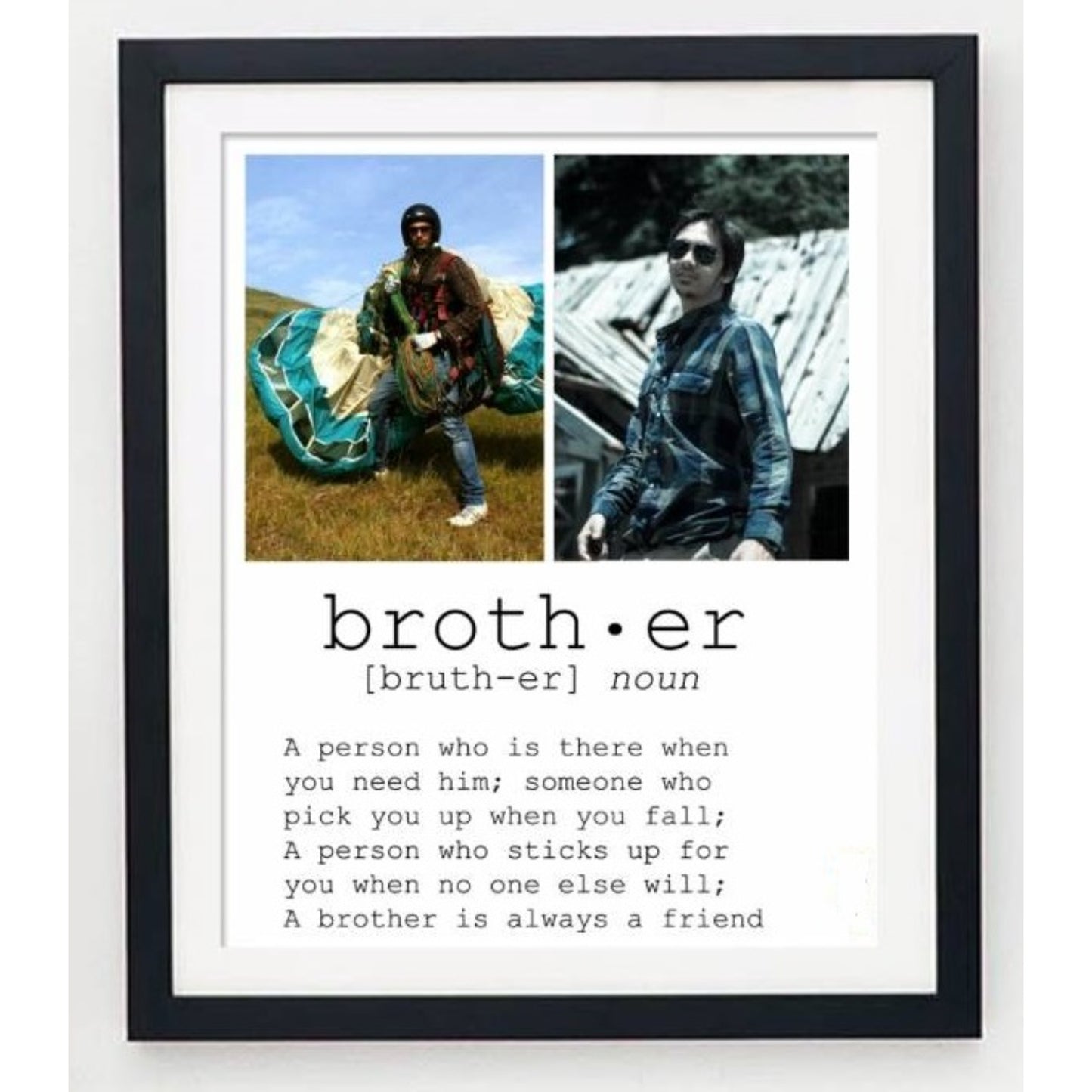 Personalised Bhai Memories Frame