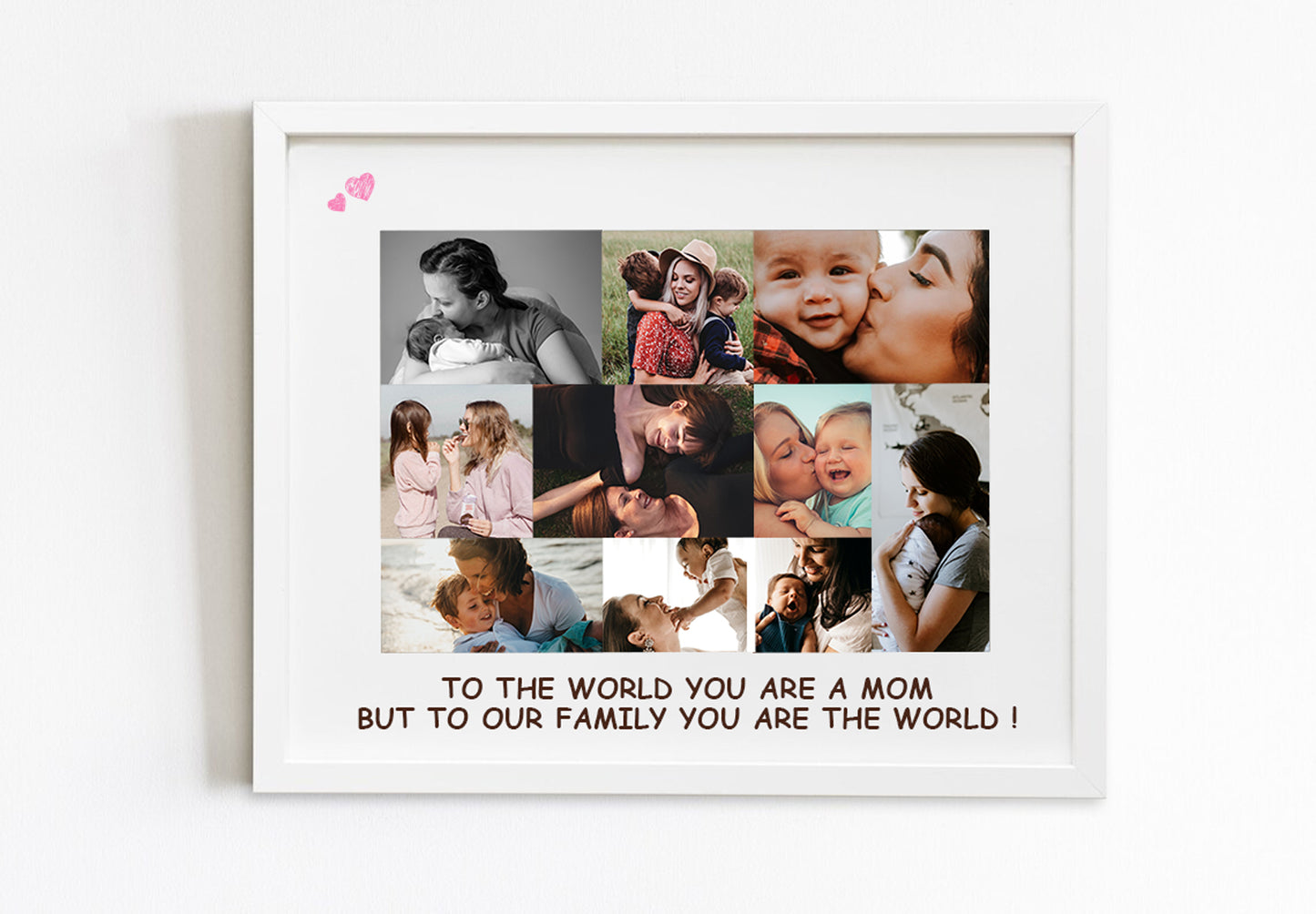 Mum is My World Personalised Frame