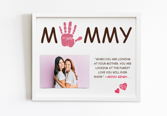 Mom is Pure Love Personalised Frame