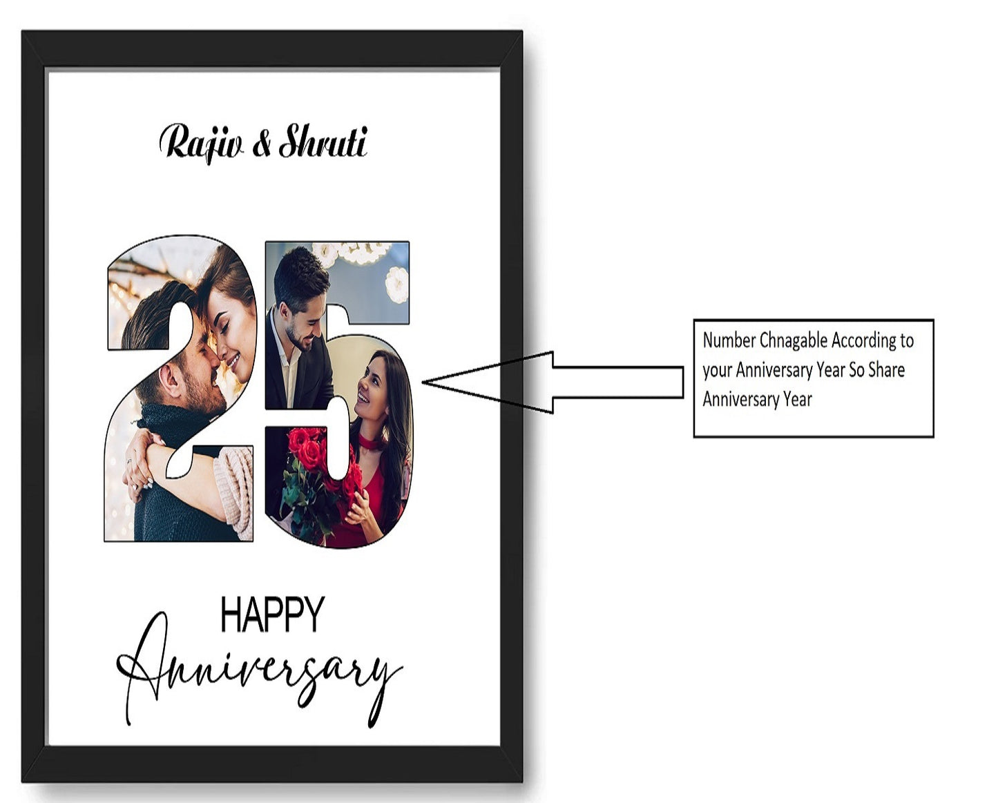 Anniversary Keepsake Frame