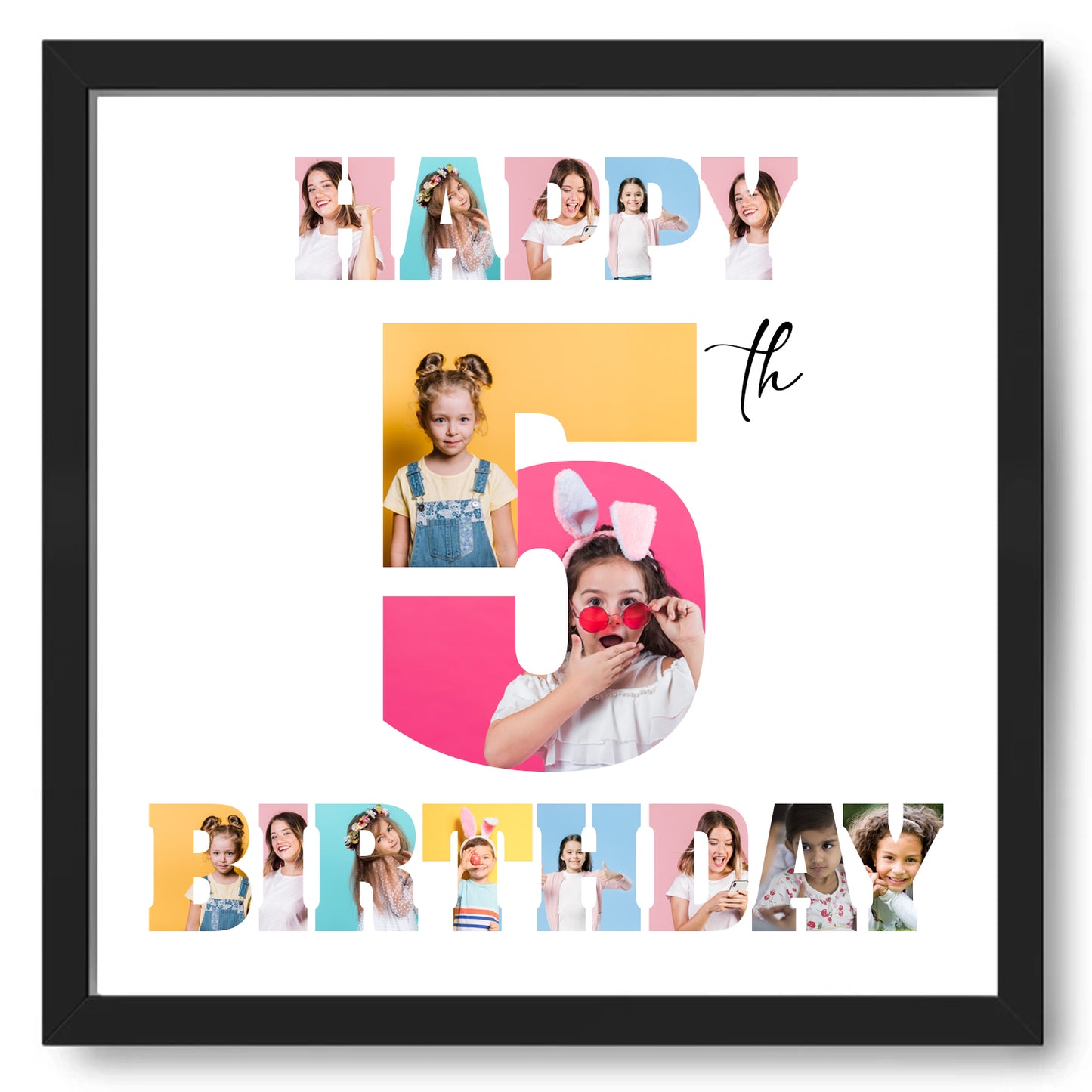 Happy Birthday Keepsake Frame
