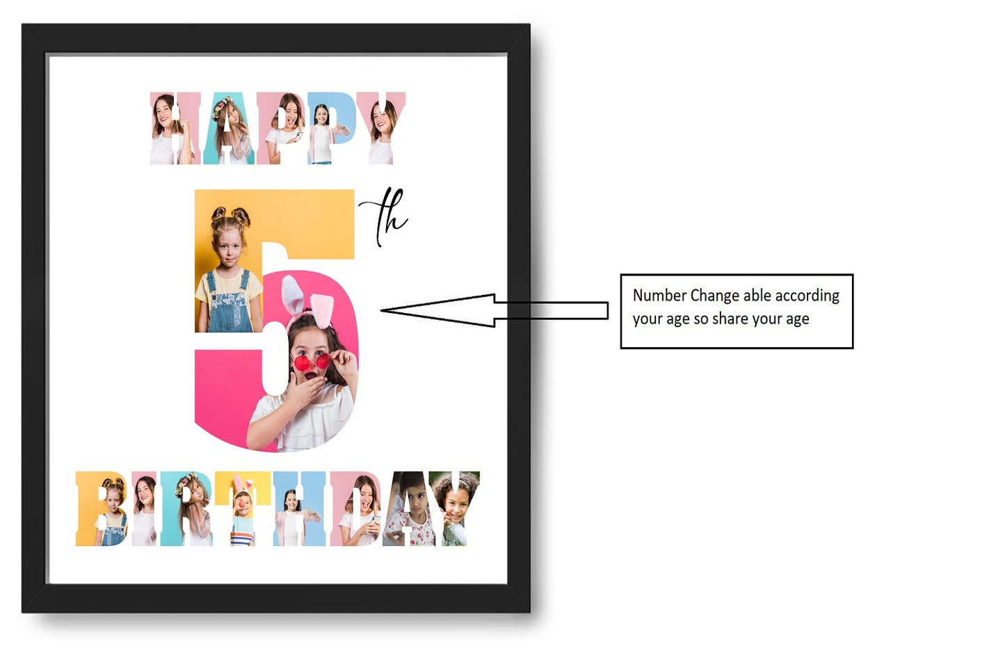 Happy Birthday Keepsake Frame
