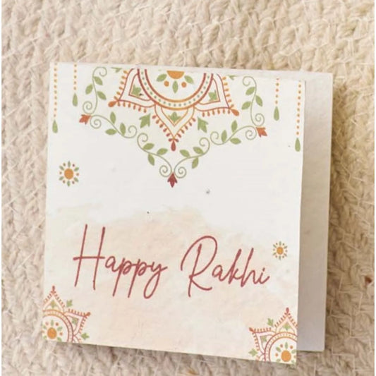 Blooming Jasmine Plantable Rakhi Gift