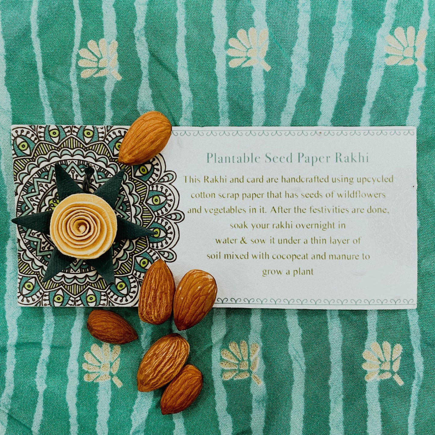 Yellow Rose Plantable Rakhi