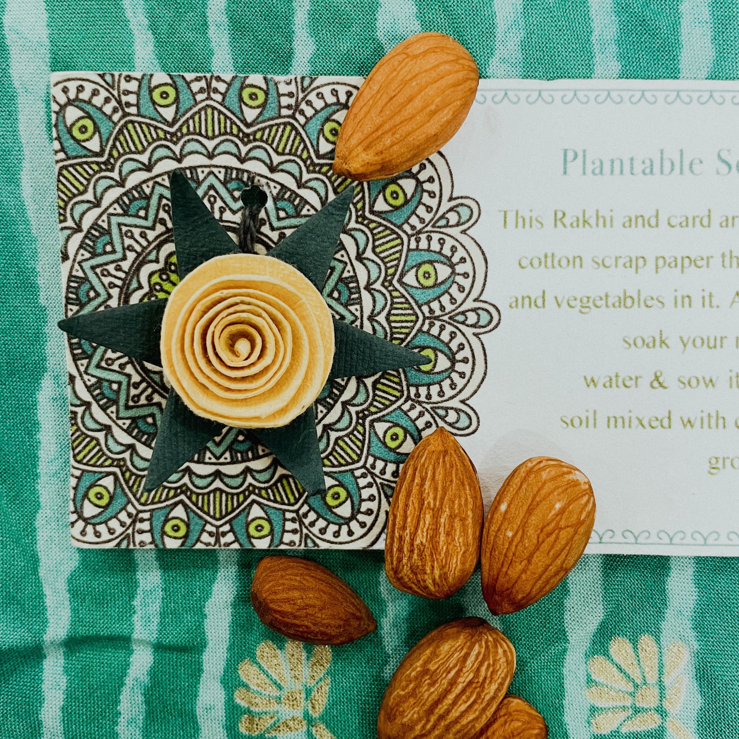 Yellow Rose Plantable Rakhi