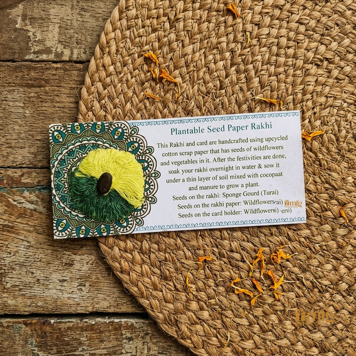 Bloom Together Seed Paper Rakhi Combo