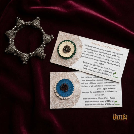 Handcrafted Sustainable Seed Rakhi Gift Set