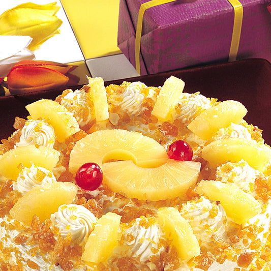 Pineapple With Butterscotch Cream Cake
