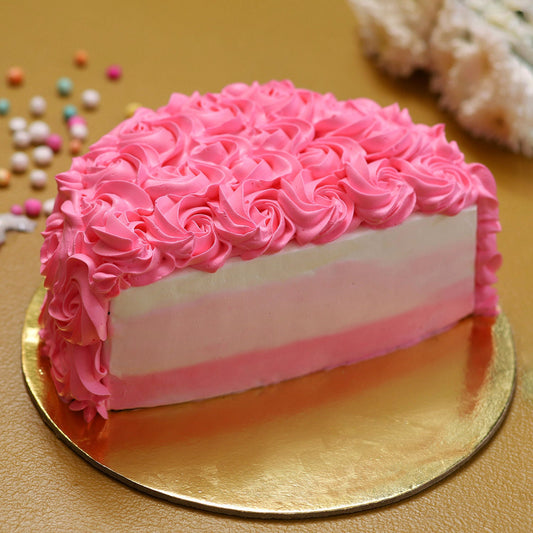 Pink Fantasy Half Cake
