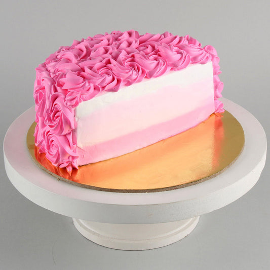 Pink Fantasy Half Cake